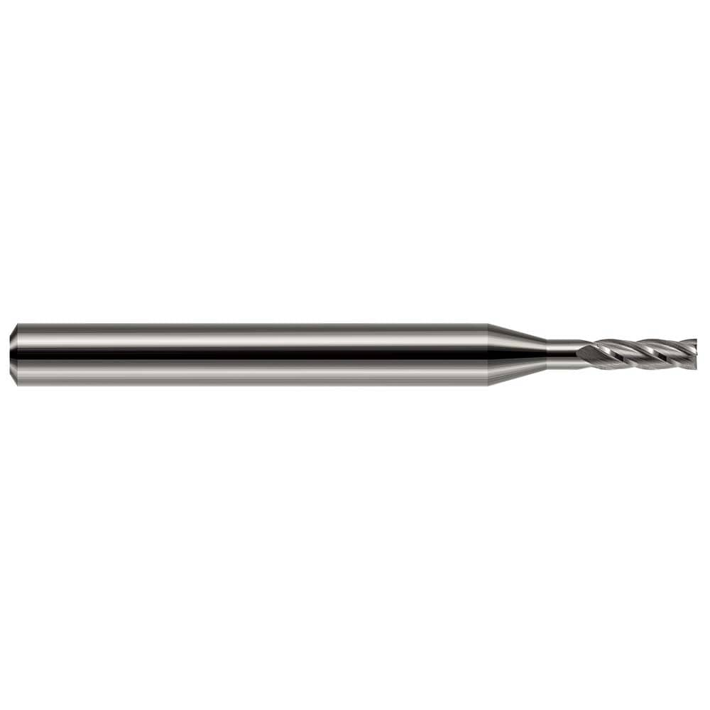 Square End Mill: 0.0700" Dia, 0.2100" LOC, 4 Flute, Solid Carbide