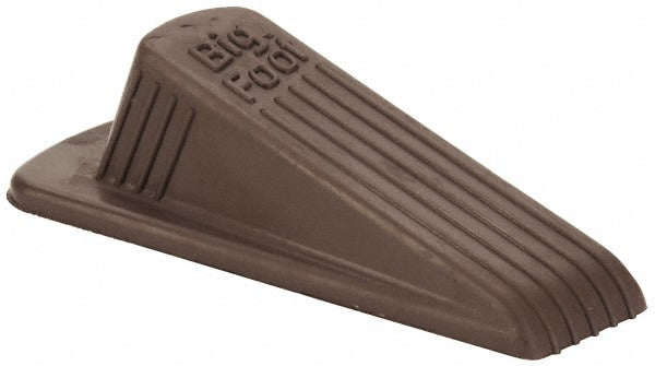 Stops; 4-3/4"X 2" X 1-1/4" BROWN WEDGE DOORSTOP