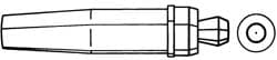 Oxygen/Acetylene Torch Tips; Tip Type: Cutting; Tip Number: 000-GPN; Compatible Gas: Natural Gas