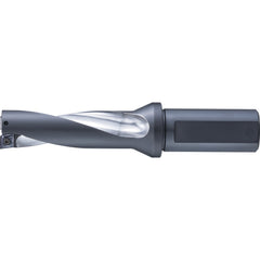 Indexable Insert Drill: PDZ0812FS100A06-3D, 13/16" Max Dia, 2-7/16" Max Depth, 3xD, 1" Shank Dia