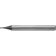 Square End Mill: 1.90 mm Dia, 3.80 mm LOC, 2 Flute, Solid Carbide