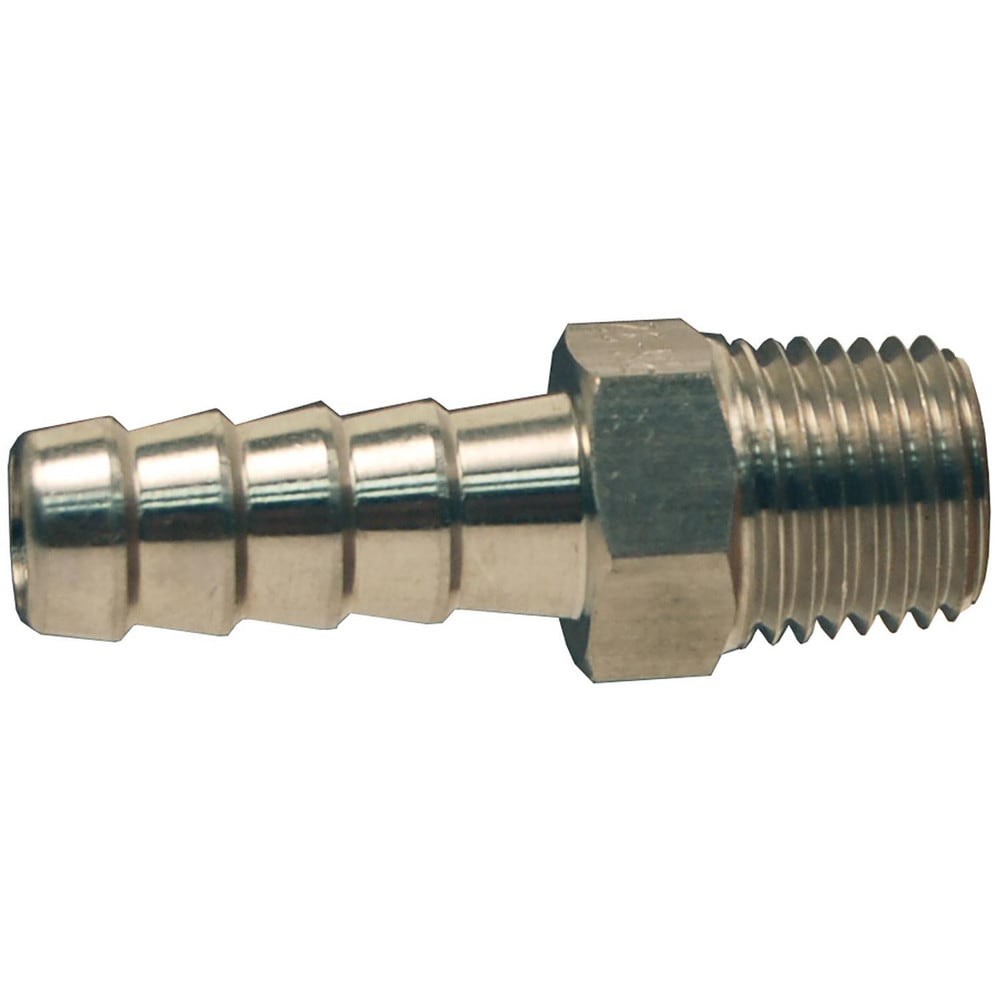 Barbed Hose Fittings; Fitting Type: Hose Barb Insert; Material: Stainless Steel; Thread Standard: MNPT; Thread Size: 3/4; End Connection: Hose Barb x Male NPT; Hose Inside Diameter (Inch): 1; Hose Outside Diameter: 1