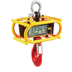 Crane Scales & Hanging Scales; Type: Crane Scale w/2" Display, Cage & IR Remote; Capacity (Lb.): 5000.00; Capacity (kg): 2267.9619; Display Type: 6 Digit LCD, 5 Digit LCD; Scale Type: Crane Scale