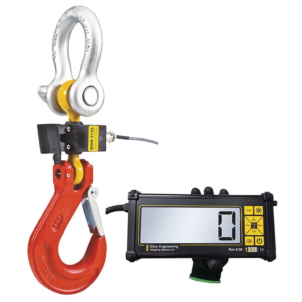 Crane Scales & Hanging Scales; Type: Hook Type Wired Crane Scale; Capacity (Lb.): 3200.00; Capacity (kg): 1451.4956; Display Type: 6 Digit LCD, 5 Digit LCD; Scale Type: Crane Scale