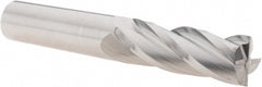 Square End Mill: 3/4" Dia, 2-1/4" LOC, 4 Flute, Solid Carbide