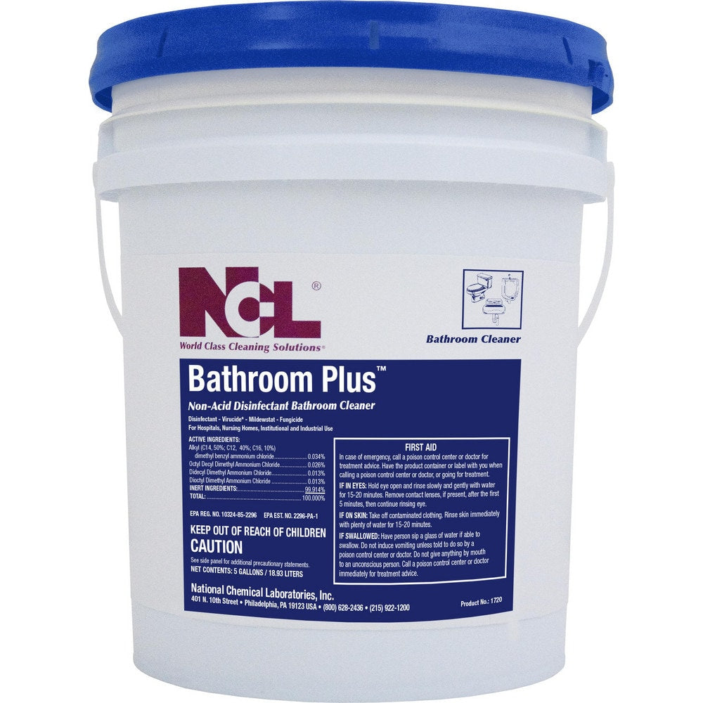 Bathroom, Tile & Toilet Bowl Cleaners; Product Type: Deodorizer, Disinfectant, Bathroom Cleaner, Toilet Bowl Cleaner; Form: Liquid; Container Type: Pail; Container Size: 5 gallons; Scent: Fresh Floral; Material Application: Urinals, Sinks, Non-Porous Bath