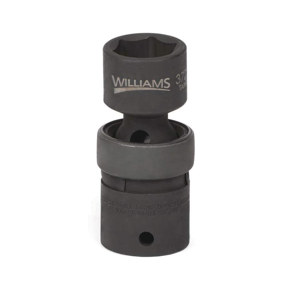 Impact Socket: 1/2" Drive, 9/16" Socket, Hex Drive