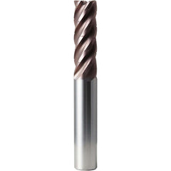 Corner Radius End Mill: 20 mm Dia, 60.00 mm LOC, 5.00 mm Radius, 5 Flute, Solid Carbide