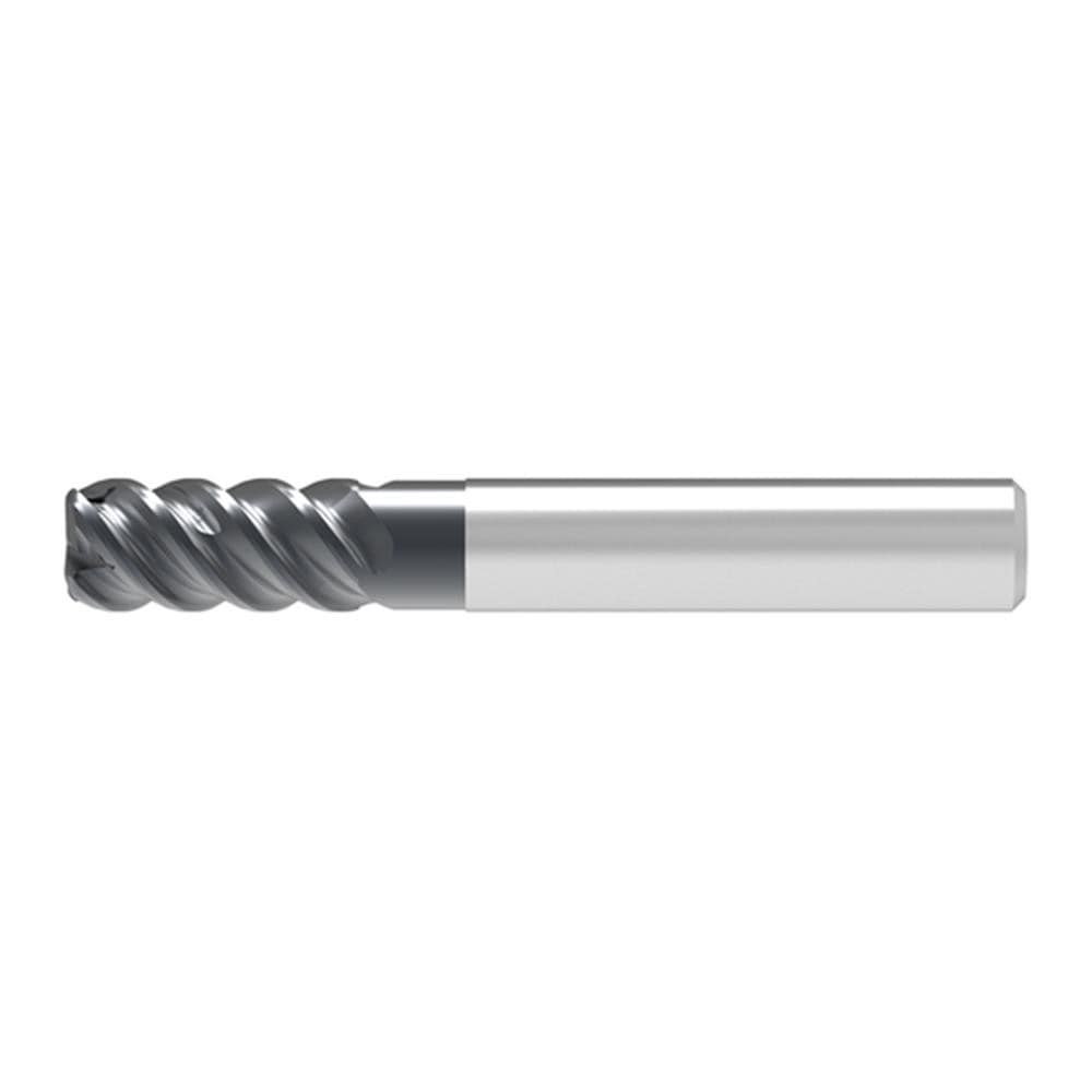 Barrel Cutter End Mills; End Type: Toroidal; Material: Solid Carbide; Small End Diameter (mm): 12.00; Shank Diameter (mm): 12.0000; Length of Cut (mm): 26.0000; Helix Angle: 45.00