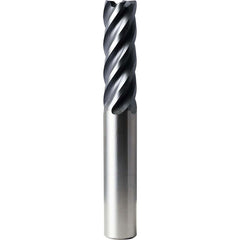 Corner Radius End Mill: 20 mm Dia, 60.00 mm LOC, 2.00 mm Radius, 5 Flute, Solid Carbide