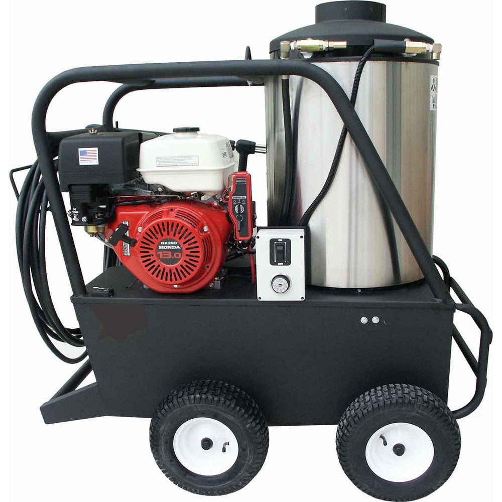 Pressure Washer: 3000.00 psi, Hot Water, Gas Power