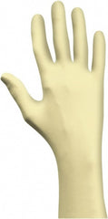 Disposable Gloves: Size Large, 5.0 mil, Latex Coated, Latex, General Purpose Grade, Powdered