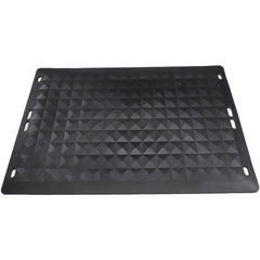 Anti-Fatigue Modular Anti-Fatigue Mat: Dry Environment, 40.0000" Long, 28.0000" Wide, 3/4" Thick, Beveled Edge, Black