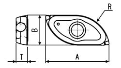 Milling Insert: SWB2125HSE JC50 JC5040, Solid Carbide