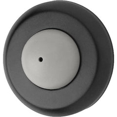 Stops; Type: Convex Wall Bumper; Finish/Coating: Black Suede; Stop Material: Cast Brass; Projection: 1; Mount Type: Wall; Base Diameter: 2.5000; Stop Length: 1