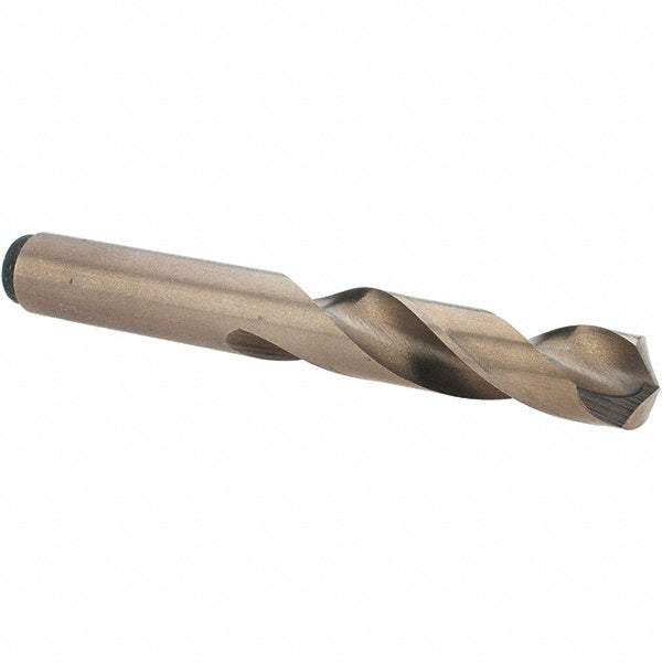 Screw Machine Length Drill Bit: 7/16" Dia, 135 deg Point, High-Speed Steel