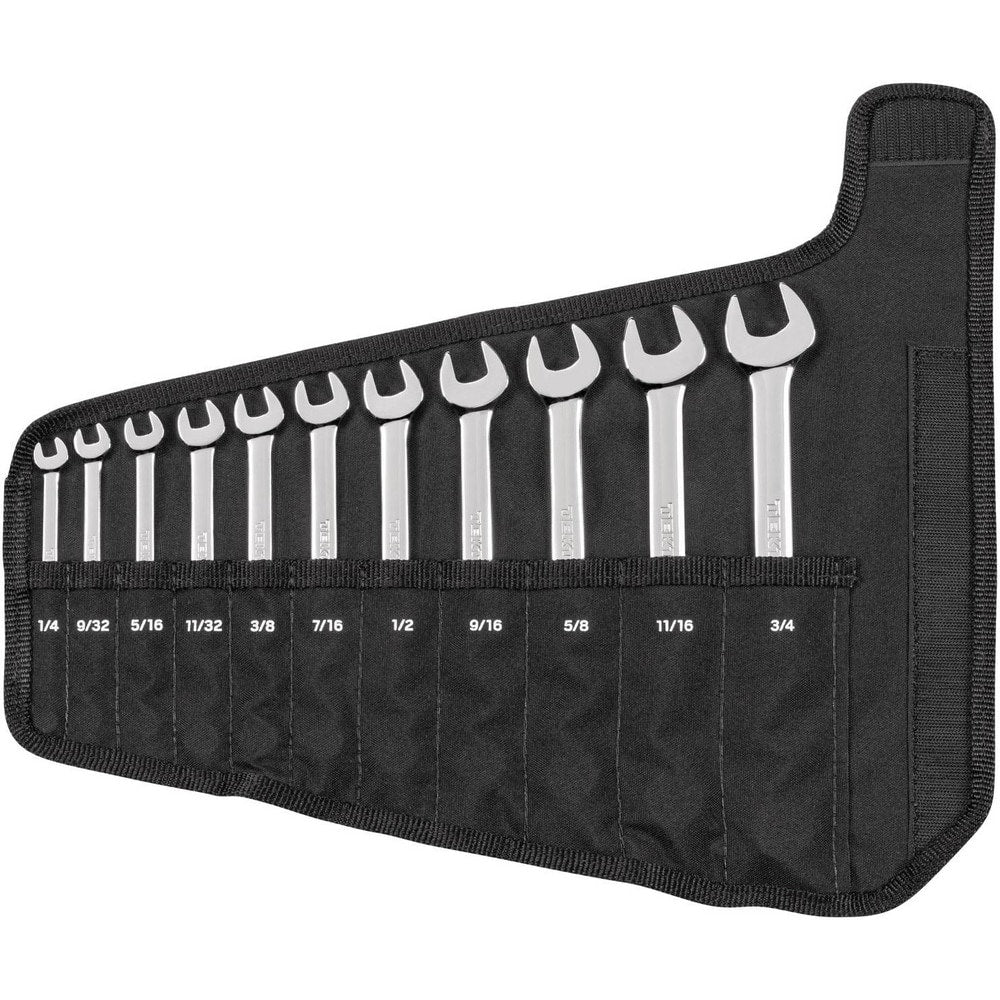 Combination Wrench Set: 11 Pc, Inch