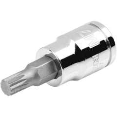 Specialty Sockets; Socket Type: Triple Square; Type: Bit; Drive Size: 3/8 in; Size (Spline): #7; Socket Size: M7; Hex Size (mm): 7.000; Hex Size (Inch): 3/8; Finish: Chrome