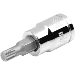 Specialty Sockets; Socket Type: Triple Square; Type: Bit; Drive Size: 3/8 in; Size (Spline): #6; Socket Size: M6; Hex Size (mm): 6.000; Hex Size (Inch): 3/8; Finish: Chrome