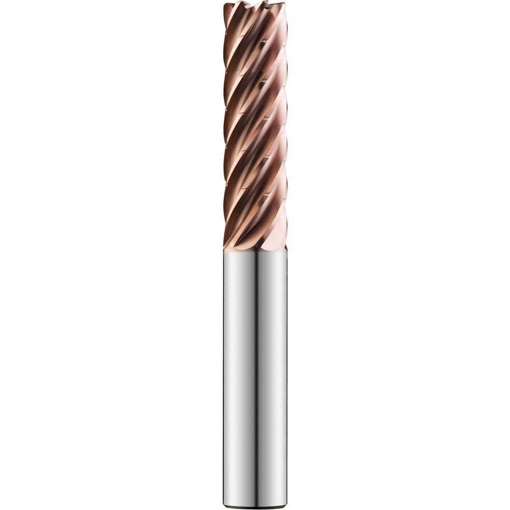 Corner Radius End Mill: 20 mm Dia, 60.00 mm LOC, 4.00 mm Radius, 7 Flute, Solid Carbide