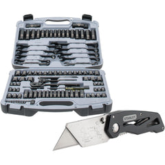 Deep Standard Socket Set: 100 Pc, 1/4 to 7/8" Socket