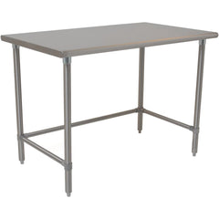 Lab Table: 48" Wide, Silver