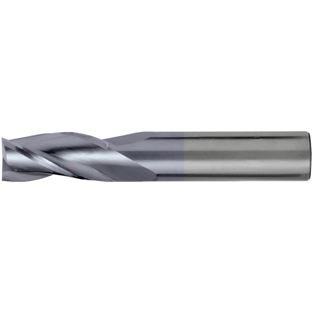 Square End Mill: 1/16" Dia, 1/4" LOC, 3 Flute, Solid Carbide