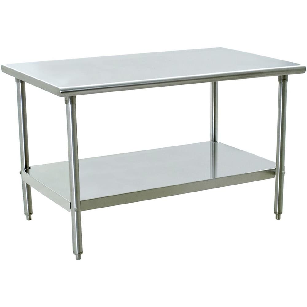 Clean Room Table: 48" Wide, Silver