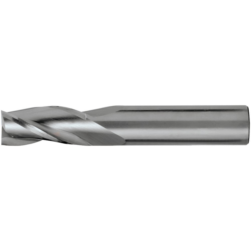 Square End Mill: 9/64" Dia, 9/16" LOC, 3 Flute, Solid Carbide