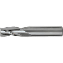 Square End Mill: 5/32" Dia, 9/16" LOC, 3 Flute, Solid Carbide