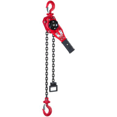 Manual Hand Chain Hoist: 12000 lb Capacity, 15' Max Lift