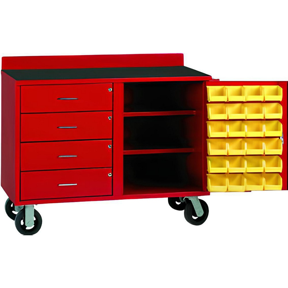 Mobile Work Benches; Bench Type: Bin & Organization; Depth (Inch): 20; Load Capacity (Lb.