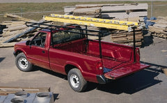 Pick-Up Bed Ladder Racks; Color: Black; Length: 133-1/2; Fits Chests: B,E; Height (Inch): 44-1/2; Minimum Bottom Width: 62; Type Of Power: Full Size Truck Rack