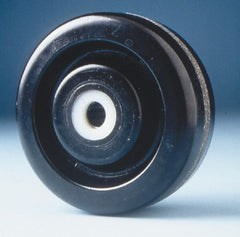 Caster Wheel: Phenolic, 5" Dia, 2" Wide, 3/4" Axle