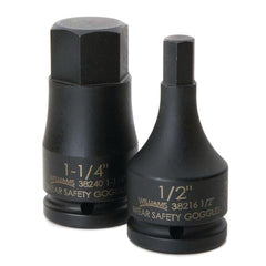 Impact Hex & Torx Bit Sockets; Drive Size: 3/8; Hex Size (Inch): 3/4