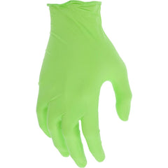 Disposable Gloves: Series NitriShield, Size X-Large, 3.5 mil, Nitrile, Food Grade, Powder-Free, No