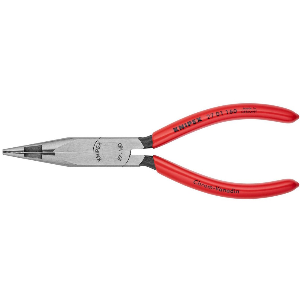 Long Nose Pliers; Pliers Type: Long Nose Pliers, Cutting; Jaw Texture: Serrated; Jaw Length (Inch): 1-27/32; Jaw Width (Inch): 21/32