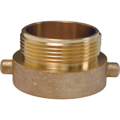 Hydrant Adapters; Thread Size: 2-1/2 FNST x 1-1/2 MNPT; Thread Standard: NPT, NST; Material: Brass; Connection Type: Threaded; Shape: Straight; Epa Watersense Certified: No