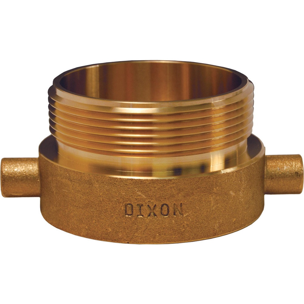 Hydrant Adapters; Thread Size: 2-1/2 FNST x 3 MNPT; Thread Standard: NPT, NST; Material: Brass; Connection Type: Threaded; Shape: Straight; Epa Watersense Certified: No