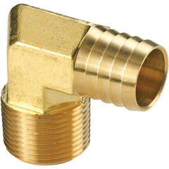 Barbed Hose Fittings; Fitting Type: Hose Barb Insert; Material: Brass; Thread Standard: NPTF; Thread Size: 1/2; End Connection: Hose Barb x Male NPT; Hose Inside Diameter (Inch): 1/2; Hose Outside Diameter: 1/2