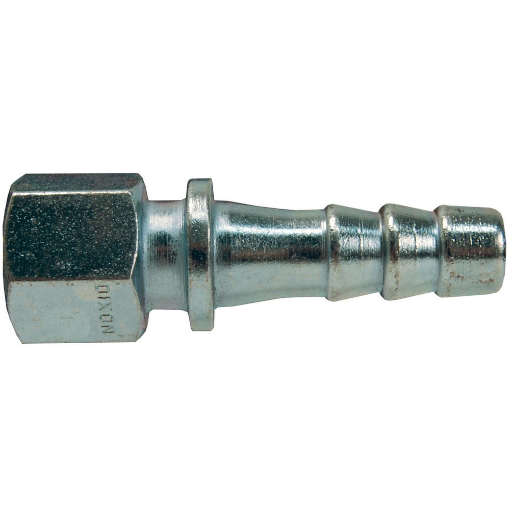 Barbed Hose Fittings; Fitting Type: Nipple, Hose Barb; Material: Plated Steel; Thread Standard: NPT; Thread Size: 1/2; End Connection: Hose Barb x Female NPT; Hose Inside Diameter (Inch): 1/2; Hose Outside Diameter: 1/2