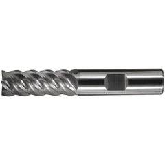 Square End Mill: 3/4" Dia, 1-5/8" LOC, 5 Flute, Solid Carbide