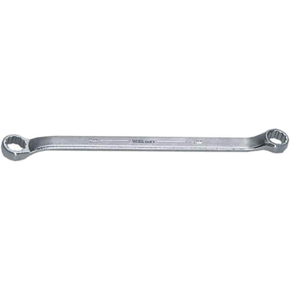 Offset Box End Wrench: 16 x 18 mm, 12 Point, Double End