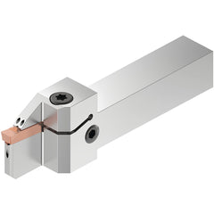 Indexable Grooving/Cut-Off Toolholders; Internal or External: External; Hand of Holder: Left Hand; Maximum Depth of Cut (mm): 19.00; Maximum Groove Width (Decimal Inch): 0.1250