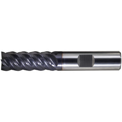 Square End Mill: 3/4" Dia, 1-5/8" LOC, 5 Flute, Solid Carbide