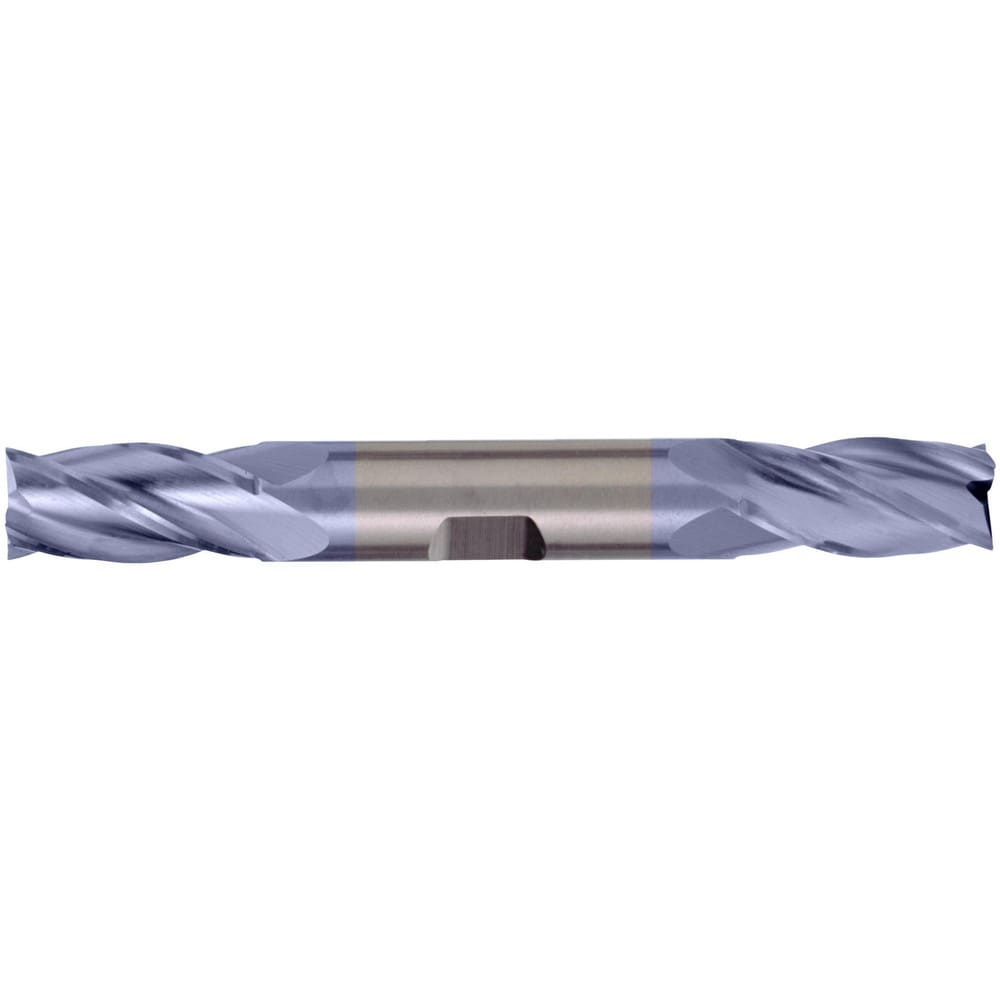 Square End Mill: 1/2" Dia, 1" LOC, 4 Flute, Solid Carbide