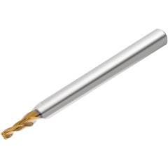 Micro Drill Bit: 2.10 mm Dia, (0.0827"), 139 deg, Solid Carbide