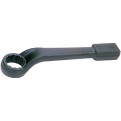 Offset Striking Box End Wrench: 2-1/8", 12 Point, Single End