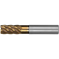 Corner Radius End Mill: 20 mm Dia, 38.00 mm LOC, 6.00 mm Radius, 6 Flute, Solid Carbide