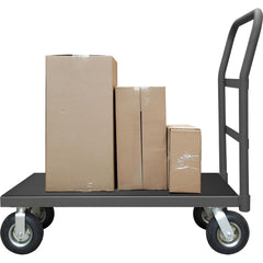 Platform Truck: Steel, 11-1/2" High, 48" Long, 36" Wide